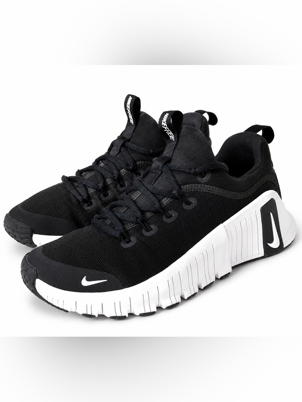 Nike Free Metcon 6 Black White Training Shoes Women’s 6.5 Cross Training Gym